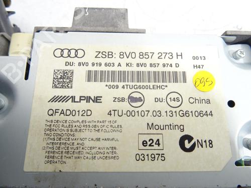 display-monitor-audi-a3-sportback-8va-8vf-2012-2013-2014-2015-2016-2017-2018-2019-2020-2021-33319473 main image
