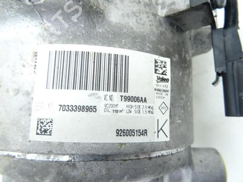 Used AC compressor AC compressor DACIA DUSTER (HS_) 1.5 dCi (109 hp) 29543293 29543293