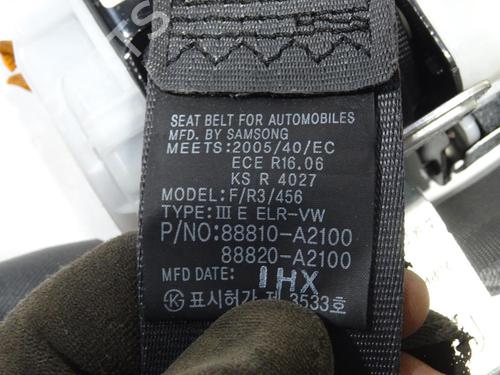 Front right seatbelt KIA CEE'D Sportswagon (JD) 1.6 GDI | BP26954339I25 - Image 4