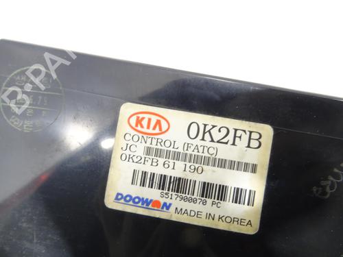 Climate control KIA CARENS I MPV (FC, FJ) 2.0 CRDi | BP30643524I5