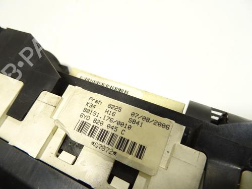 Climate control SKODA FABIA I Combi (6Y5) 1.9 TDI | BP20062518I5 