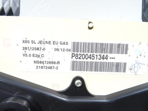 Instrument cluster RENAULT CLIO II (BB_, CB_)  | BP25892191C47 