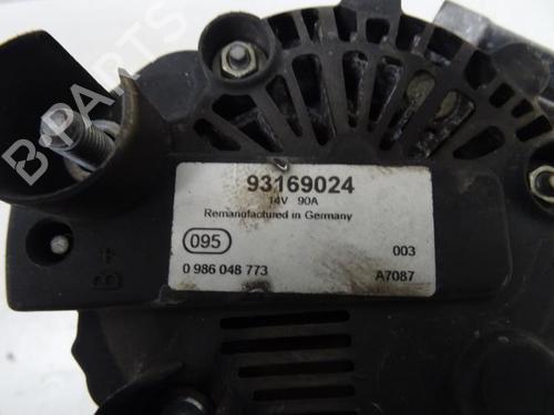 Used Alternator Alternator OPEL MERIVA A MPV (X03) 1.3 CDTI (E75) (69 hp) 20042985 20042985