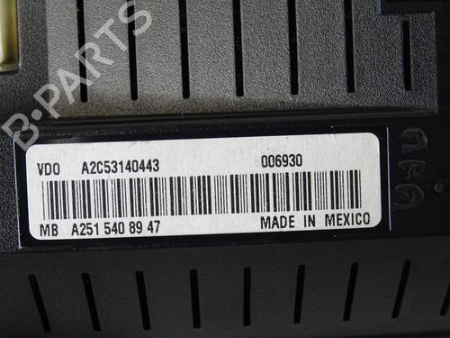 Instrument cluster MERCEDES-BENZ M-CLASS (W164) | BP20063073C47