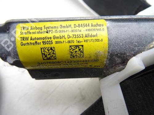 Front left seatbelt DS DS 3 (SA_) 1.2 VTi 82 (SAHMZ6) | BP28209485I26  - Image 5