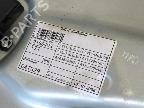 Used Front right window mechanism Front right window mechanism MERCEDES-BENZ M-CLASS (W164) [2005-2012] 20038744 20038744