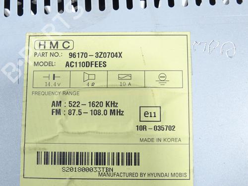 Radio HYUNDAI i40 I (VF) 1.7 CRDi | BP21005734E6 