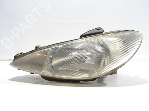 Used Left headlight PEUGEOT 206 Hatchback (2A/C) 1.9 D (69 hp) 30367694