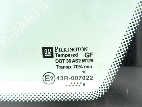 Front left quarter glass OPEL ZAFIRA A MPV (T98) 2.0 DTI 16V (F75) | BP30104073C111 