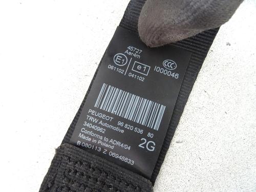 Rear left belt tensioner PEUGEOT 5008 (0U_, 0E_) 1.6 HDi | BP20063431C89 