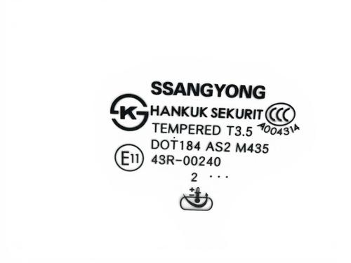Dør rude ventre foran Dør rude ventre foran SSANGYONG KORANDO (CK) 2.0 e-XDi 4WD (175 hp) 35995289 35995289
