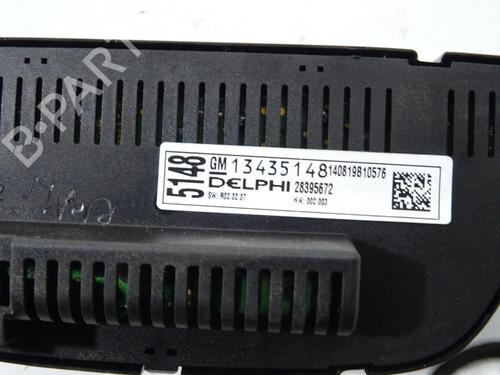 Climate control OPEL ASTRA J (P10) 1.6 CDTi (68) | BP28283462I5 