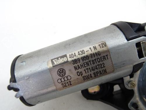 Used Rear wiper motor Rear wiper motor VW PASSAT B5.5 Variant (3B6) 1.9 TDI (130 hp) 20068437 20068437