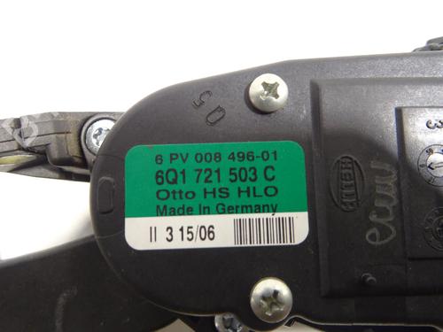 Used Pedal Pedal VW FOX Hatchback (5Z1, 5Z3, 5Z4) 1.2 (55 hp) 28172290 28172290