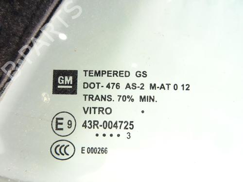 rear-right-door-window-opel-mokka-mokka-x-j13-2012-2013-2014-2015-2016-2017-2018-2019-27650641 main image