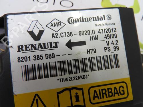 ECU airbags DACIA DUSTER (HS_)  | BP20046746M53 
