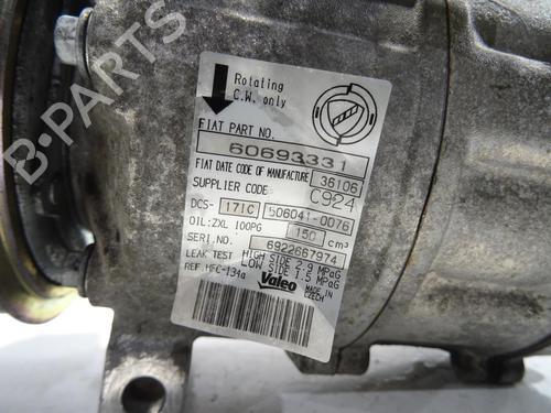 AC compressor ALFA ROMEO 159 Sportwagon (939_) 1.9 JTDM 16V (939BXC1B, 939BXC12) | BP23786178M34