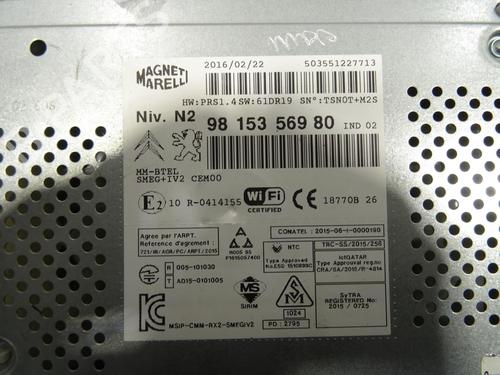 Radio CITROËN C4 II (NC_)  | BP23788400E6 