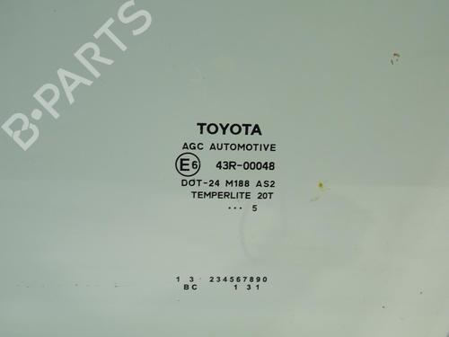 Rear left door window TOYOTA YARIS (_P13_) 1.3 (NSP130_, NSP130) | BP20050320C20 