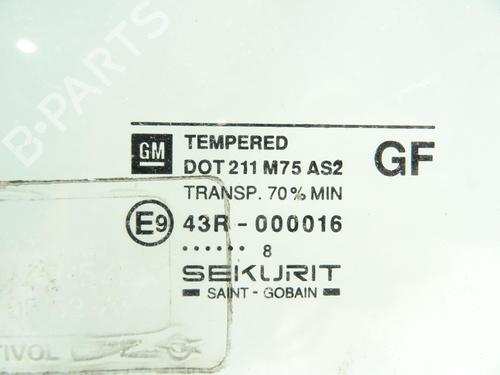 Front left door window OPEL CORSA B (S93) 1.0 i 12V (F08, F68, M68) | BP20178219C18 