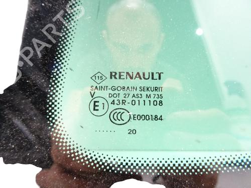 Dør rude ventre bagtil Dør rude ventre bagtil RENAULT GRAND SCÉNIC IV (R9_) 1.7 Blue dCi 120 (R9A7, R9A8) (120 hp) 37589524 37589524