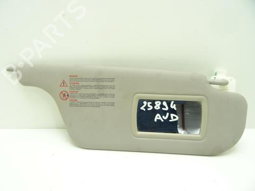 Used Right sun visor RENAULT CLIO III (BR0/1, CR0/1) 1.2 16V Hi-Flex (BR1U, CR1U) (75 hp) 29012468