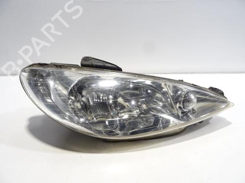 Højre forlygte PEUGEOT 206 Hatchback (2A/C) 1.4 16V (88 hp) 28612095