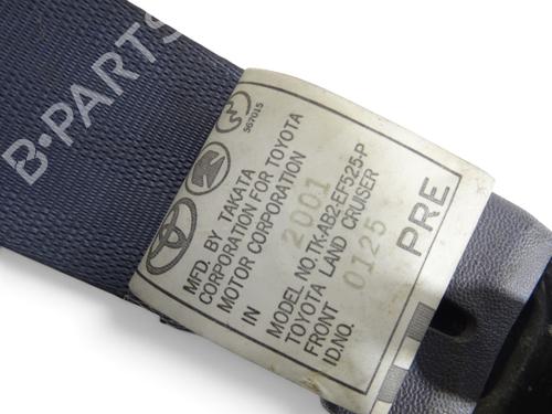Used Front right seatbelt Front right seatbelt TOYOTA LAND CRUISER 90 (_J9_) 3.0 D-4D 4WD (KDJ90_, KDJ95_, KDJ90W, KDJ95W) (163 hp) 40123900 40123900