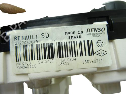 Climate control RENAULT CLIO IV (BH_) 1.5 dCi 90 | BP36872491I5 - Image 3