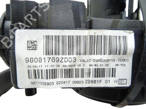 Steering column stalk PEUGEOT 2008 I (CU_) 1.2 THP 110 / PureTech 110 | BP36589102I23 - Image 4