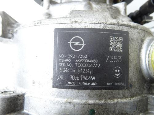 Used AC compressor AC compressor OPEL ASTRA K (B16) 1.5 CRDI (68) (122 hp) 30079368 30079368