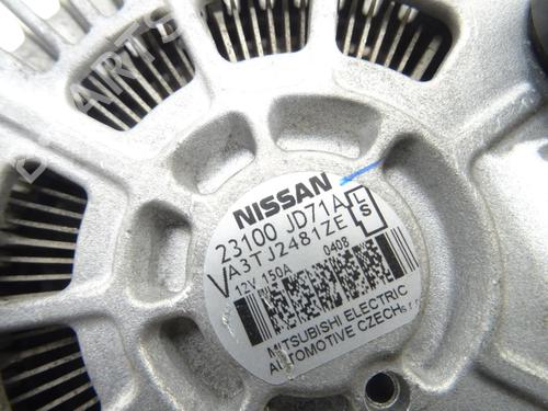 Alternator NISSAN QASHQAI / QASHQAI +2 I (J10, NJ10, JJ10E) 2.0 dCi All-wheel Drive | BP25894821M7 
