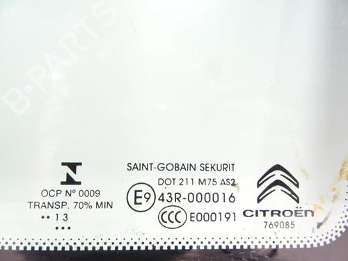 Rear right quarter glass CITROËN C4 Grand Picasso II (DA_, DE_) 1.6 HDi / BlueHDi 115 | BP30176629C92 