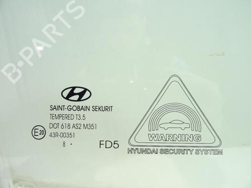 Front right door window HYUNDAI i30 (FD) 1.4 | BP31279098C19