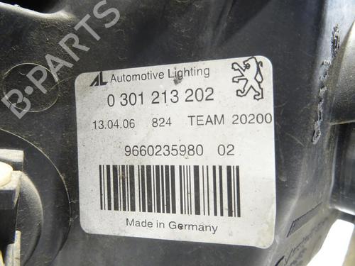 Right headlight PEUGEOT 407 (6D_) 2.0 HDi 135 (6DRHRH, 6DRHRE, 6DRHRG, 6DRHRJ) | BP20178591C29 