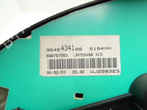 Used Instrument cluster Instrument cluster PEUGEOT PARTNER MPV (5_, G_) [1996-2026] 36764006 36764006
