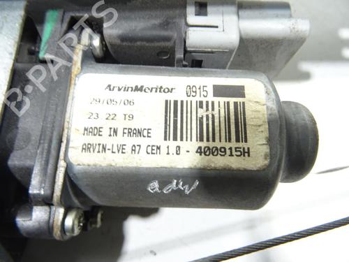 Front left window mechanism PEUGEOT 207 (WA_, WC_) 1.6 HDi | BP29865882C22