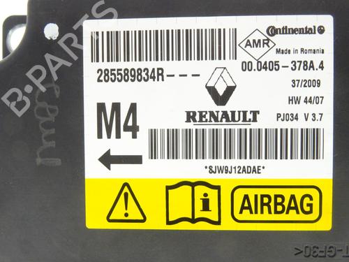 ECU airbags RENAULT SCÉNIC III (JZ0/1_) 1.6 E85 (JZ03, JZ1Y) | BP27212727M53 