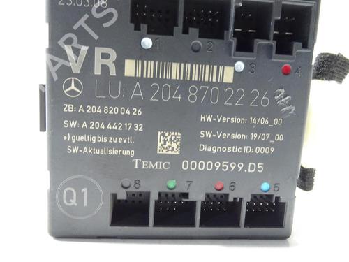 Used Electronic module Electronic module MERCEDES-BENZ C-CLASS (W204) C 220 CDI (204.002) (170 hp) 29503812 29503812