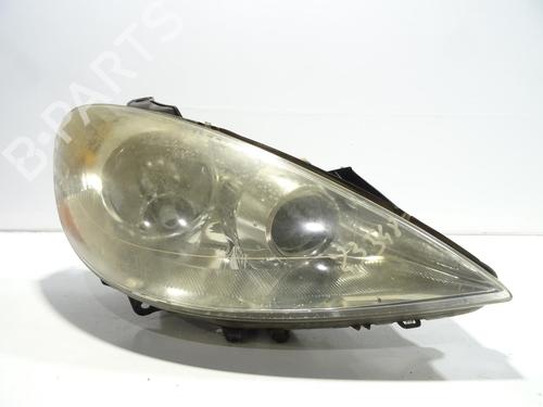 Used Right headlight PEUGEOT 807 (EB_) 2.2 HDi (128 hp) 22643167