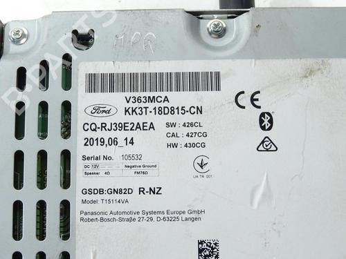 Radio FORD TRANSIT CUSTOM V362 Van (FY, FZ) 2.0 EcoBlue | BP30706395E6