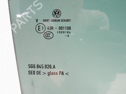 Used Rear right door window Rear right door window 37075535 37075535