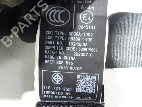 Rear left seatbelt MG MG ZS SUV (AZS1) 1.0 T-GDi | BP27928164I29 - Image 4