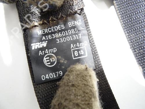 Venstre bak beltestrammer MERCEDES-BENZ M-CLASS (W163) ML 400 CDI (163.128) | BP20062904C89 