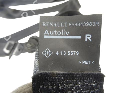 Front right seatbelt RENAULT CAPTUR I (J5_, H5_) 1.2 TCe 120 | BP38271381I25 - Image 4