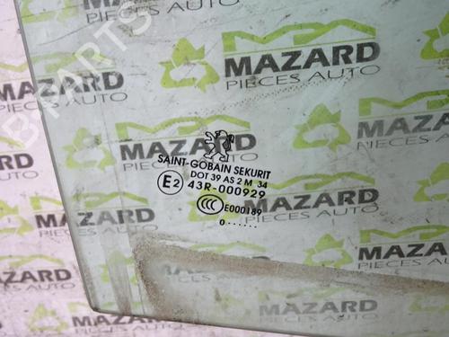 Front right door window PEUGEOT 3008 I MPV (0U_) 1.6 HDi | BP20063932C19 