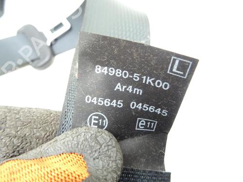 Used Rear left seatbelt Rear left seatbelt OPEL AGILA B (H08) 1.0 (F68) (65 hp) 33121230 33121230