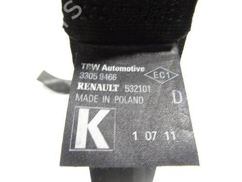 Used Front right seatbelt Front right seatbelt RENAULT TWINGO II (CN0_) 1.2 16V (CN04, CN0B) (75 hp) 27523362 27523362