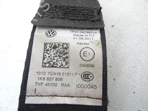 Used Rear right seatbelt Rear right seatbelt VW SCIROCCO III (137, 138) 2.0 TDI (136 hp) 20064488 20064488