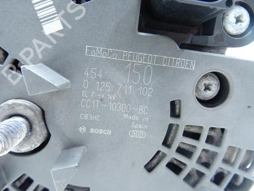 Used Alternator Alternator PEUGEOT BOXER Van 2.2 HDi 130 (131 hp) 33532319 33532319
